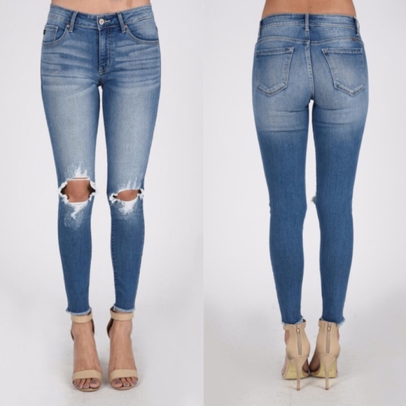 KanCan Denim - Kancan Distressed Skinny Jeans